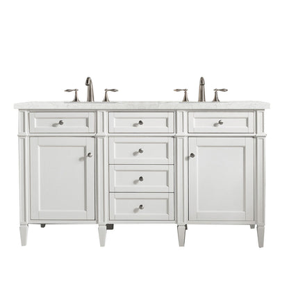Brittany 60" Double Vanity in Bright White