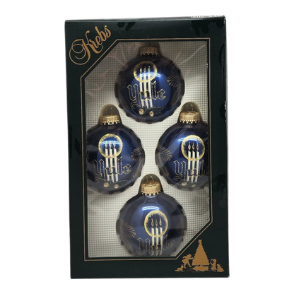 Krebs Value Glass Ball 4 pack - Yule Tide