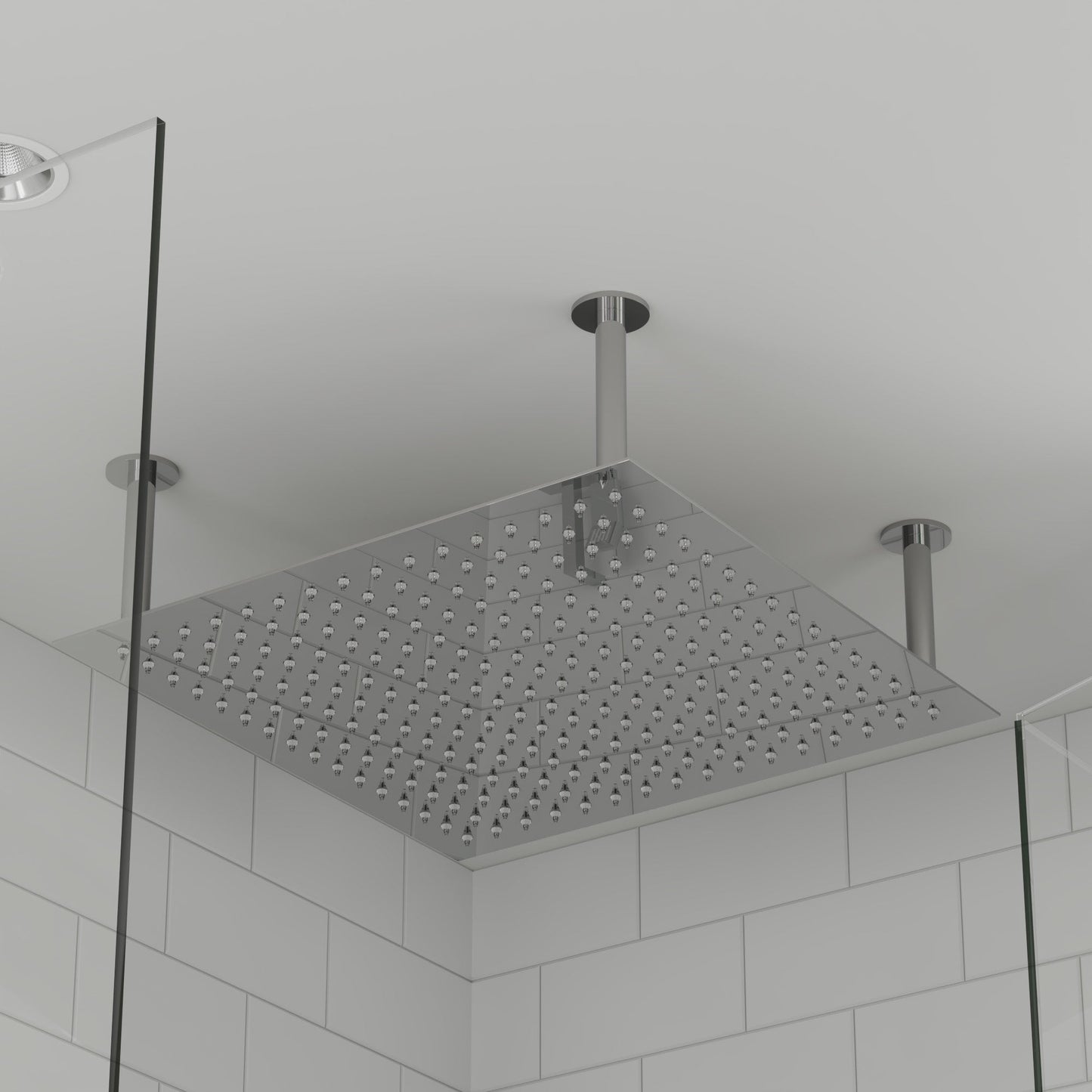 ALFI brand RAIN24S 24" Square Ultra-Thin Rain Shower Head