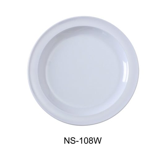 Yanco NS-108W Nessico Round Dinner Plate
