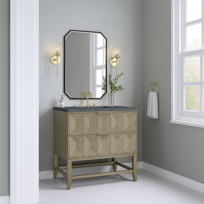 Emmeline 36" Single Vanity Cabinet, Pebble Oak