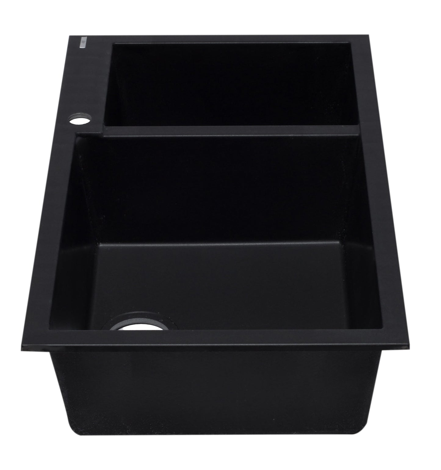 ALFI brand AB3319DI 34" Double Bowl Drop In Granite Composite Kitchen Sink