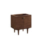 Amberly 30" Single Vanity Cabinet, Mid-Century Walnut