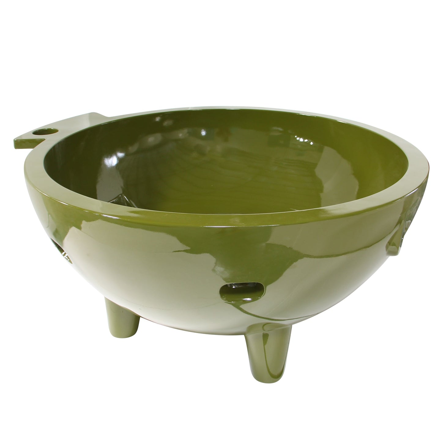 ALFI brand FireHotTub FireHotTub The Round Fire Burning Portable Outdoor Hot Bath Tub