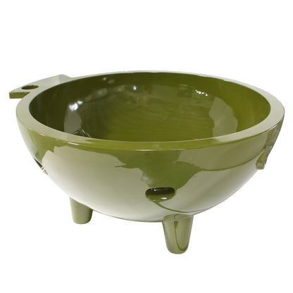 ALFI brand FireHotTub FireHotTub The Round Fire Burning Portable Outdoor Hot Bath Tub