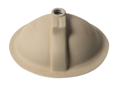 ALFI brand  ABC802 White 21" Oval Drop In Ceramic Sink with Faucet Hole