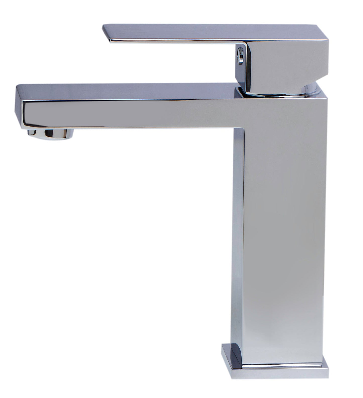 ALFI brand AB1229 Square Single Lever Bathroom Faucet