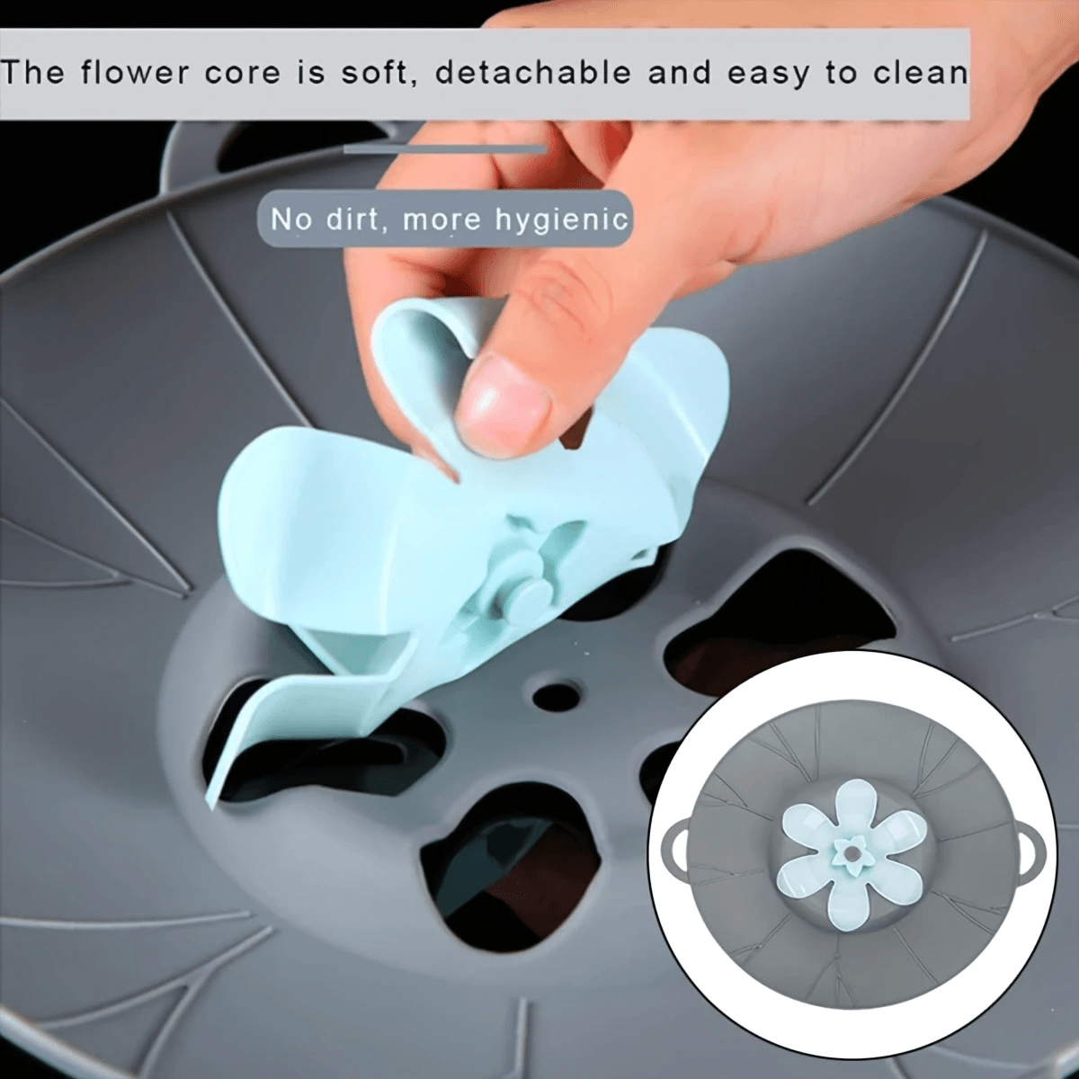 Silicone Spill Stopper Lid-Boil Over Stopper