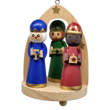 Three Kings Triptych Ornament