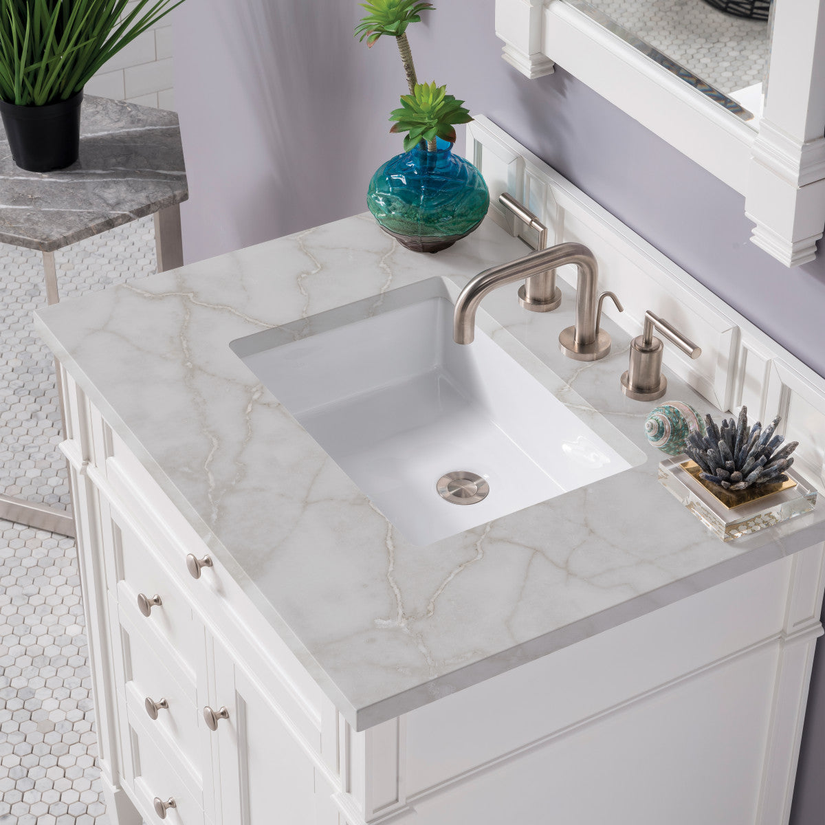 Brittany 30" Single Vanity in Bright White