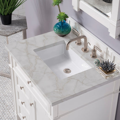 Brittany 30" Single Vanity in Bright White