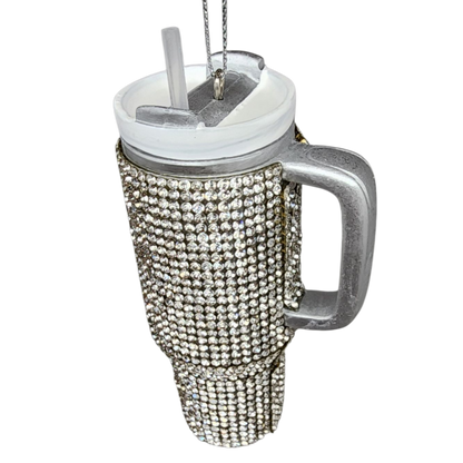 Crystal Tumbler Ornament