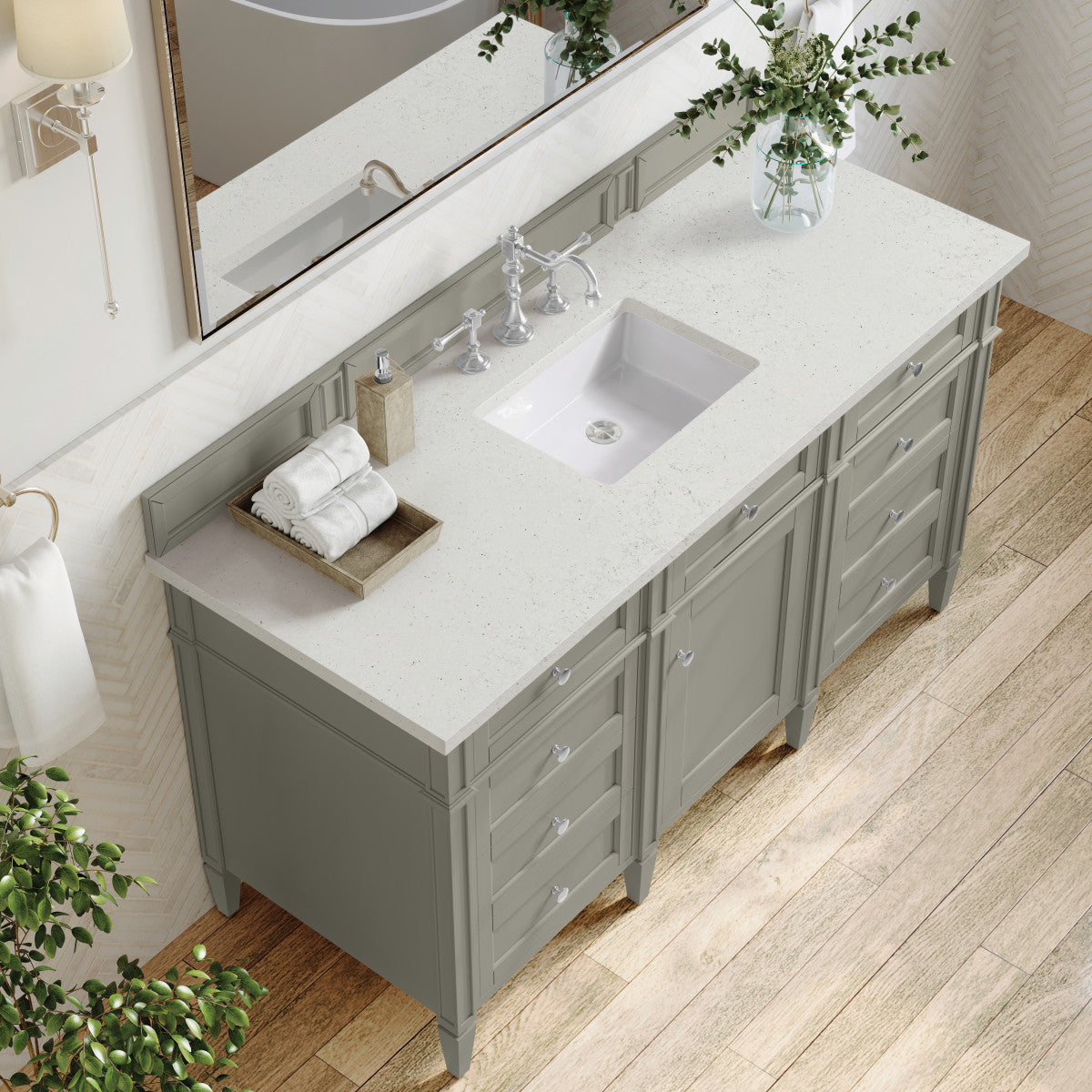 Brittany 60" Single Vanity Cabinet