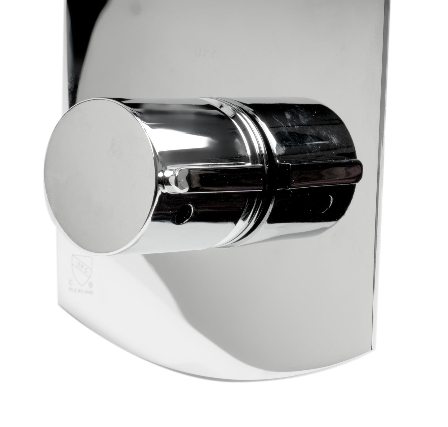 ALFI brand AB3809 Round Knob 1 Way Thermostatic Shower Mixer