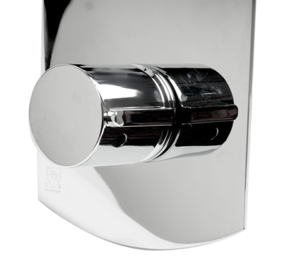 ALFI brand AB3809 Round Knob 1 Way Thermostatic Shower Mixer
