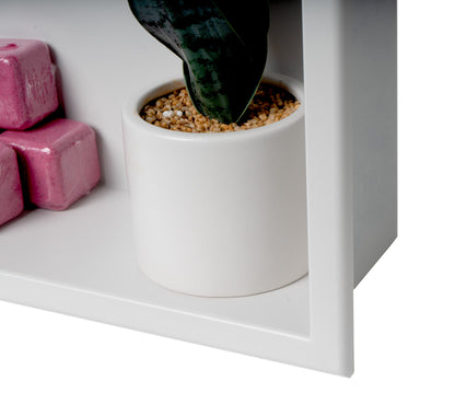 ALFI brand ABNC2412 24 x 12  Horizontal Single Shelf Bath Shower Niche