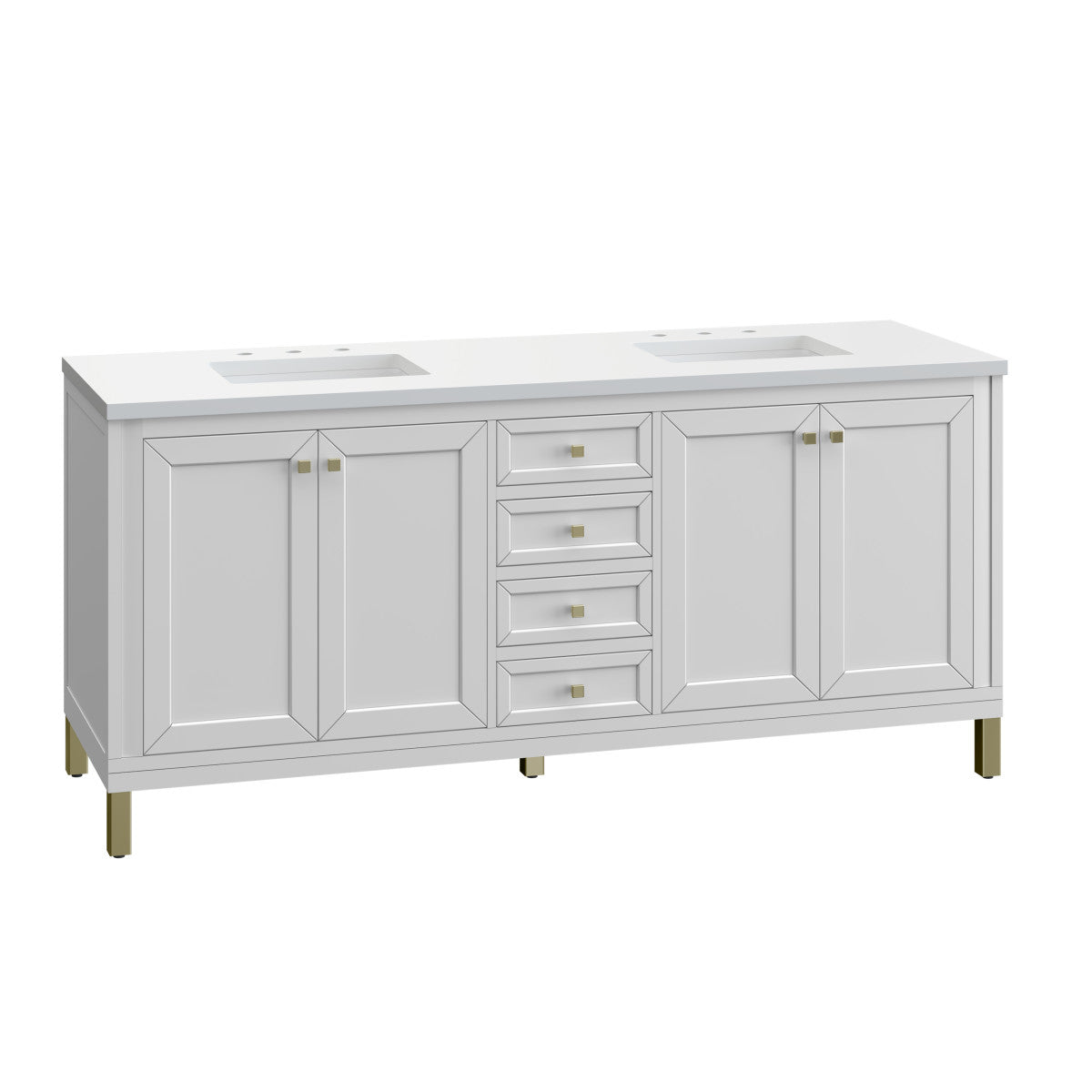 Chicago 72" Double Vanity Cabinet