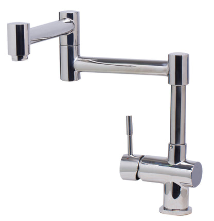 ALFI brand AB2038 Retractable Single Hole Kitchen Faucet