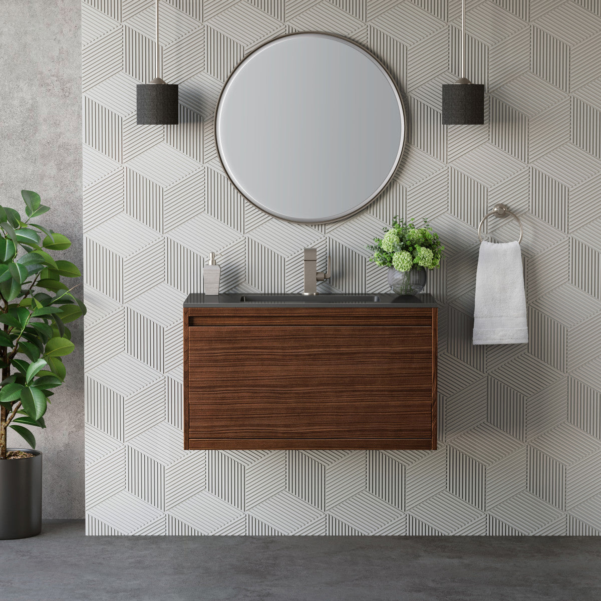 Mantova 35.4" Single Vanity Cabinet