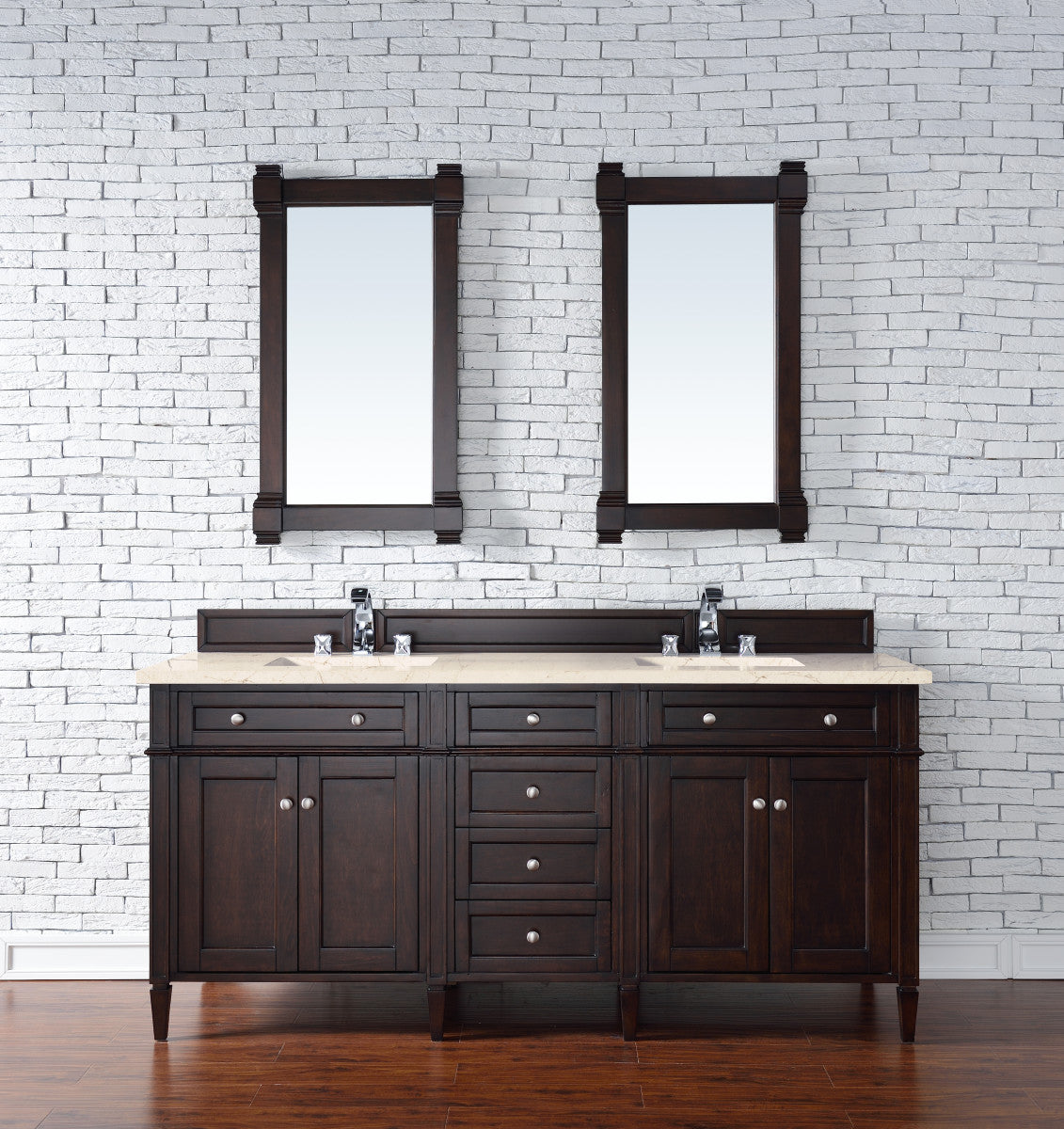 Brittany 72" Double Vanity Cabinet