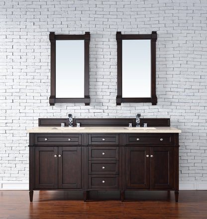Brittany 72" Double Vanity Cabinet