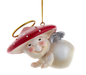 Merry Little Mushroom Angel Ornament - Flying