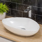 ALFI brand  ABC914 White 23" Fancy Above Mount Ceramic Sink
