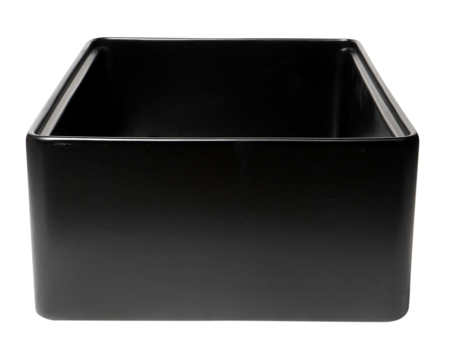 ALFI brand ABFS3020 Workstation 30" x 20" Single Bowl Step Rim Fireclay Farm Sink with Accessories