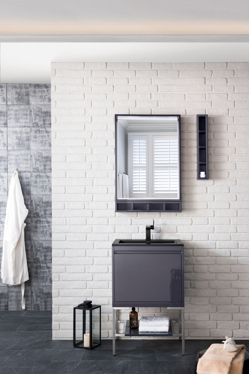 Milan 23.6" Rectangular Cube Mirror