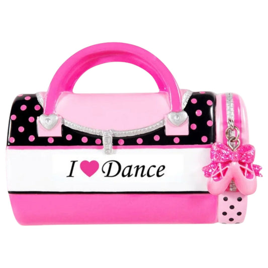 Dance Bag I Love Dance Ornament
