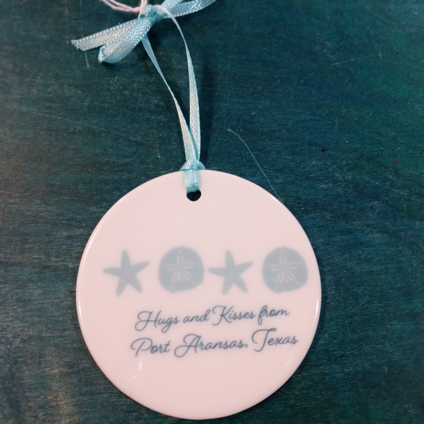 XOXO Shells Nautical Ornament