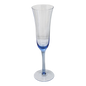 Chic Blue Champagne Flute