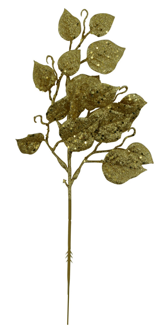 GLITTER LEAF PICK H13 GOLD