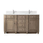 Bristol 60" Double Vanity Cabinet