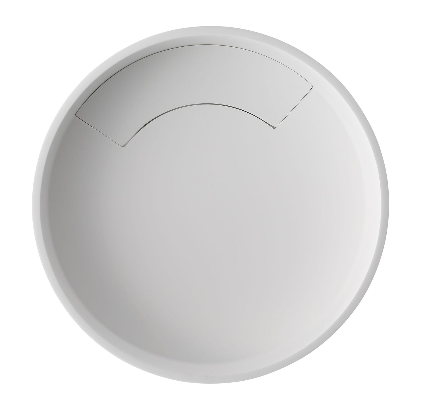 ALFI brand  ABRS15R 15" Round White Matte Solid Surface Resin Sink