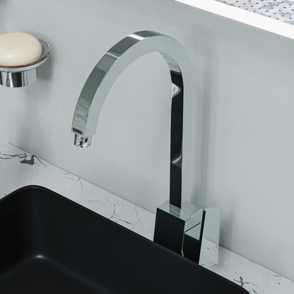 ALFI brand AB3470 Gooseneck Single Hole Bathroom Faucet