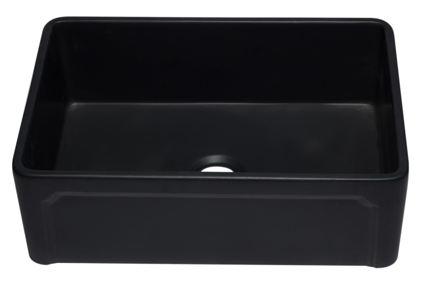 ALFI brand AB3020SB 30 inch Biscuit Reversible Single Fireclay Farmhouse Kitchen Sink