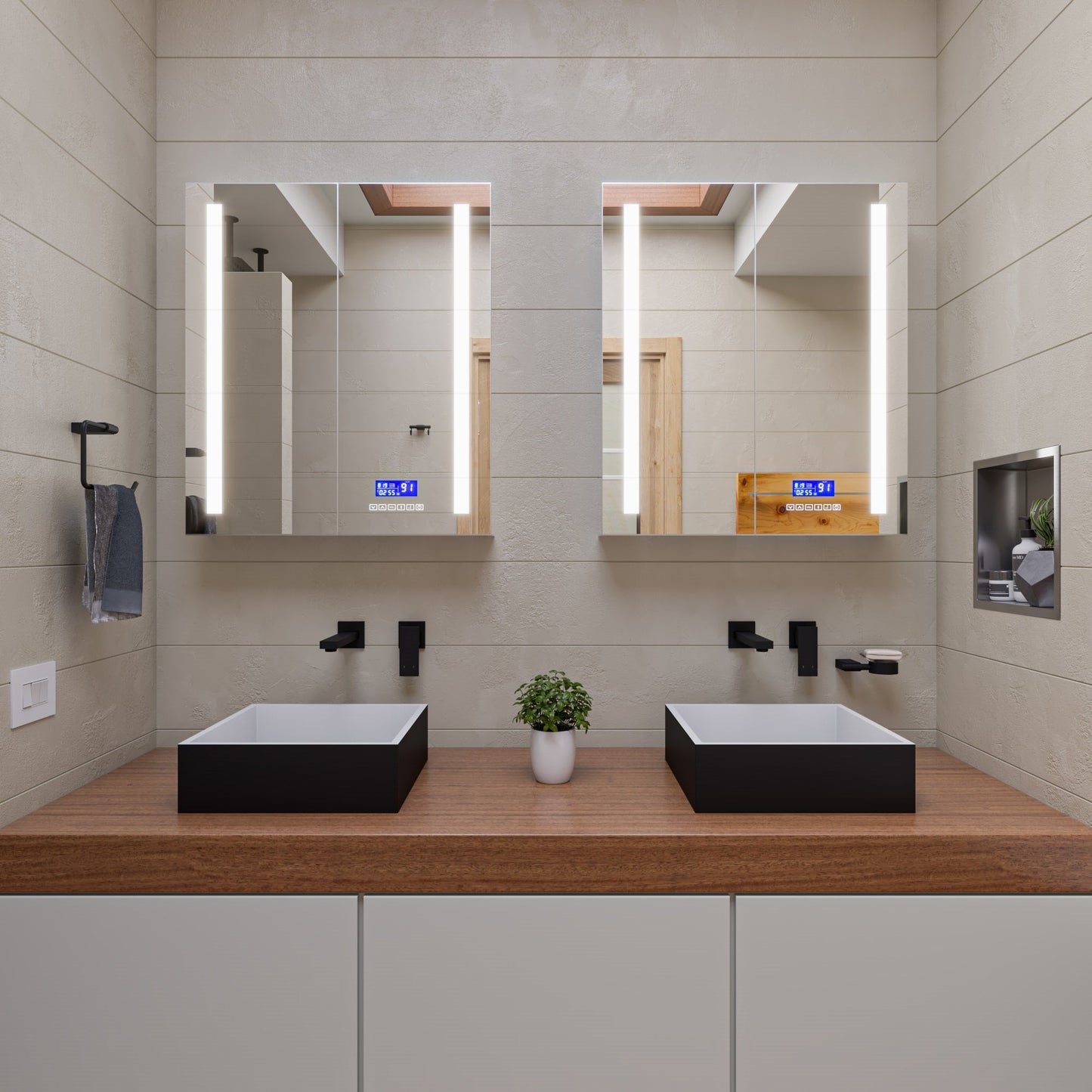 ALFI brand AB1468 Single Lever Wallmount Bathroom Faucet