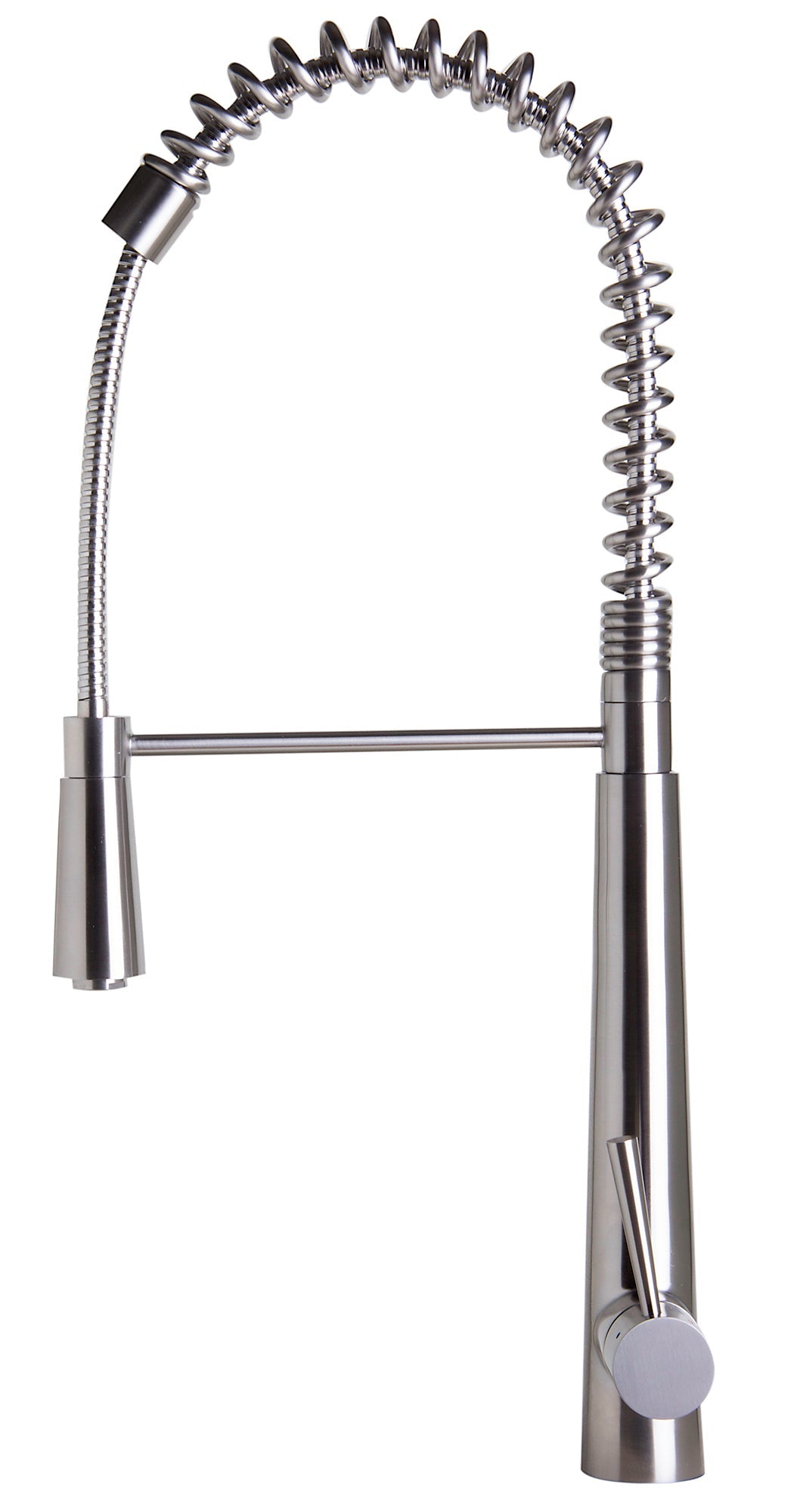 ALFI brand  AB2039 Solid Stainless Steel Commercial Spring Kitchen Faucet