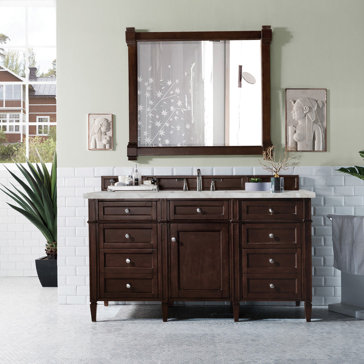 Brittany 60" Single Vanity Cabinet