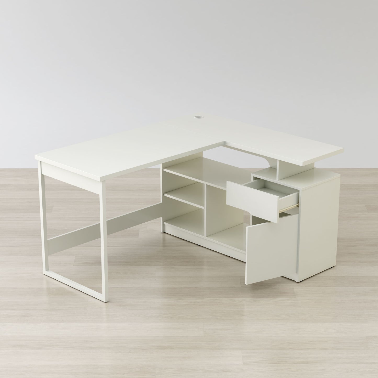 Lexi 55" L-Shaped Corner Desk