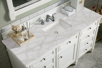 Brittany 60" Single Vanity in Bright White