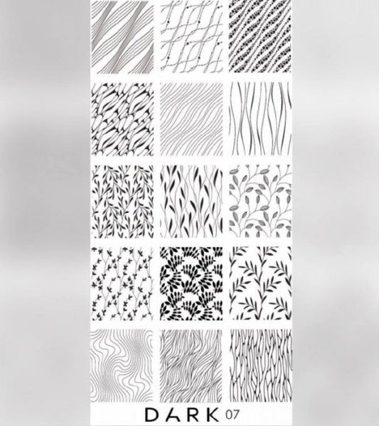 DARK 07 STAMPING PLATE  DARK07