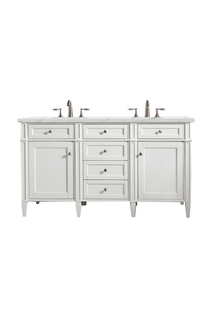 Brittany 60" Double Vanity in Bright White