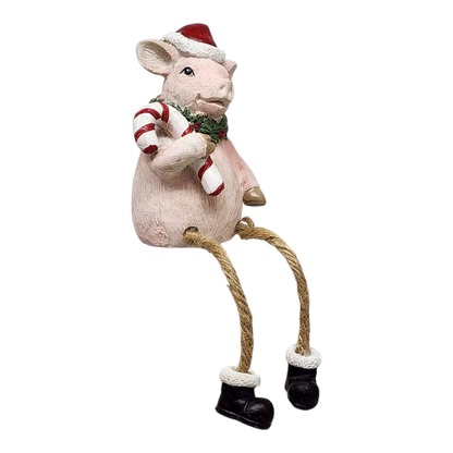 Farm Animal Shelf Sitter - Pig