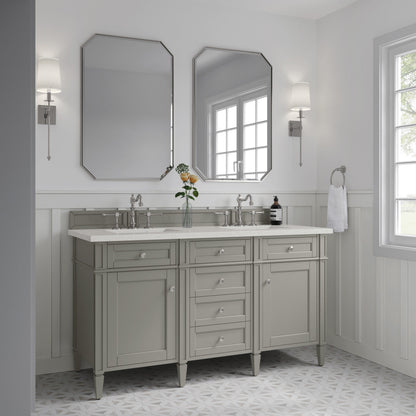 Brittany 60" Double Vanity Cabinet