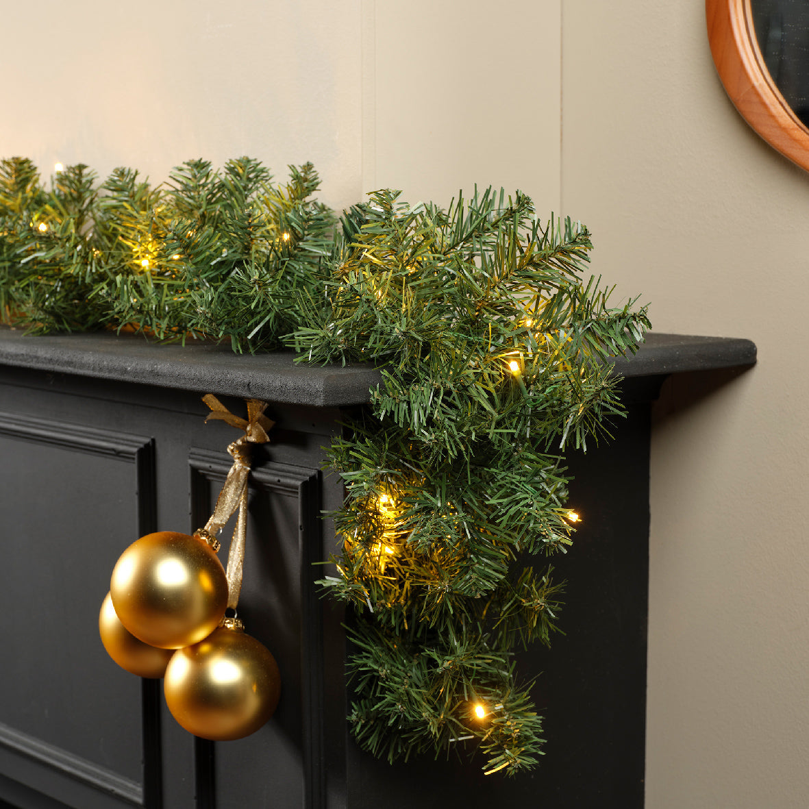 Imperial Garland - 8.8 Feet Long - LED Lighted