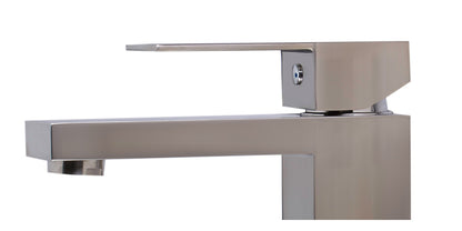 ALFI brand AB1229 Square Single Lever Bathroom Faucet