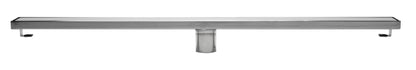 ALFI brand  ABLD36B-PSS 36" Modern Polished Stainless Steel Linear Shower Drain with Solid Cover