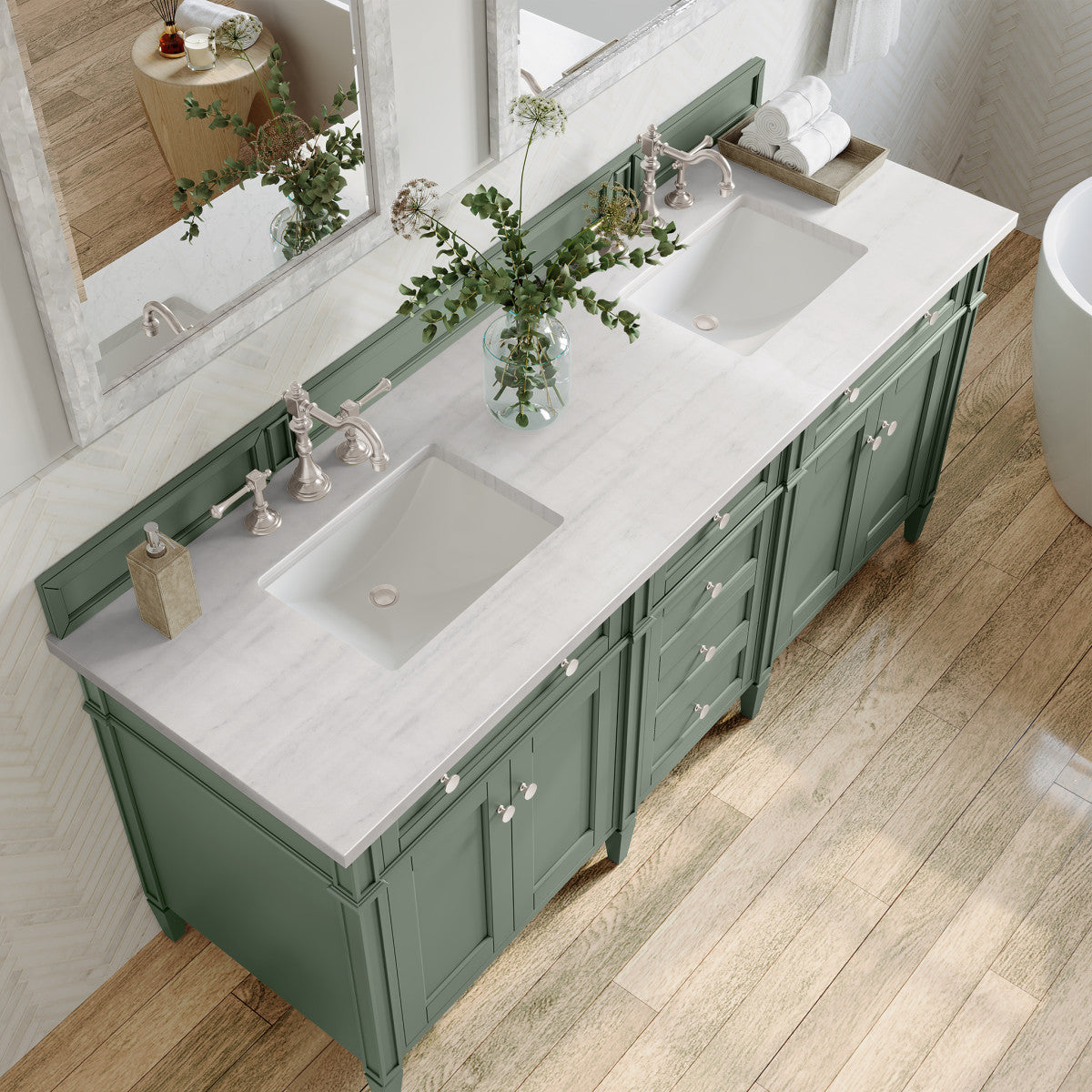 Brittany 72" Double Vanity Cabinet